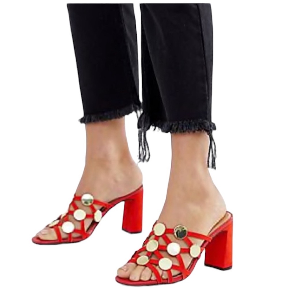 River Island 90’s Block Heel Sandals